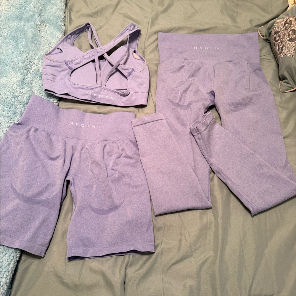 NVGTN Lavender Workout Ensemble